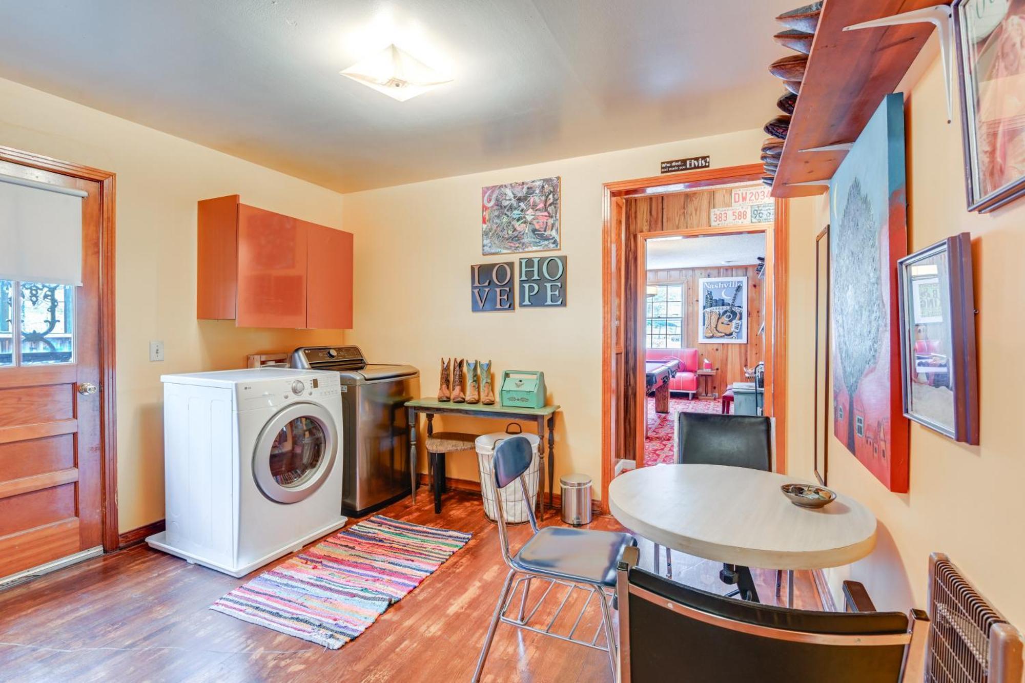 6 Mi To Downtown 70S-Themed Home In Nashville! Exteriör bild