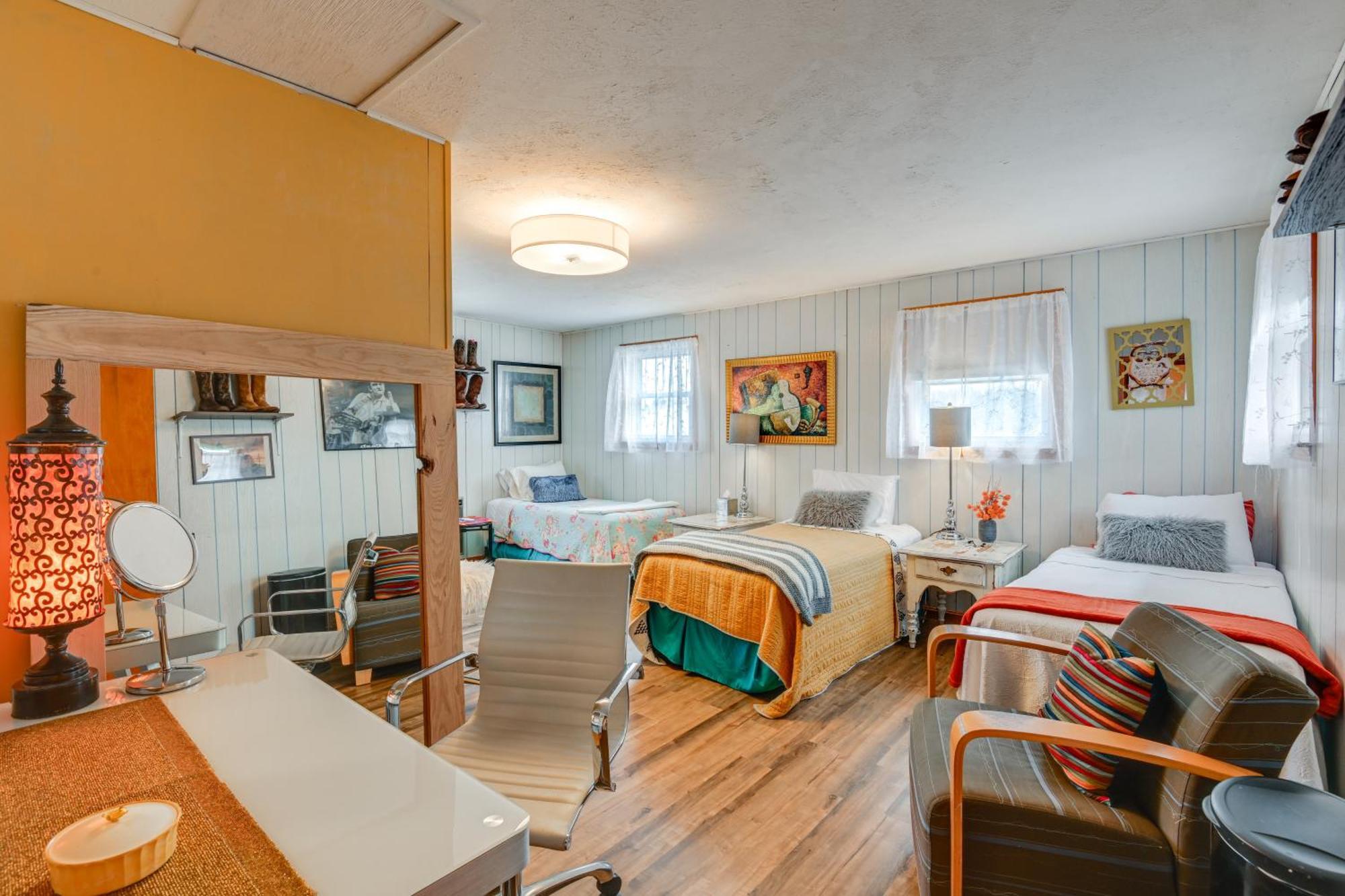 6 Mi To Downtown 70S-Themed Home In Nashville! Exteriör bild
