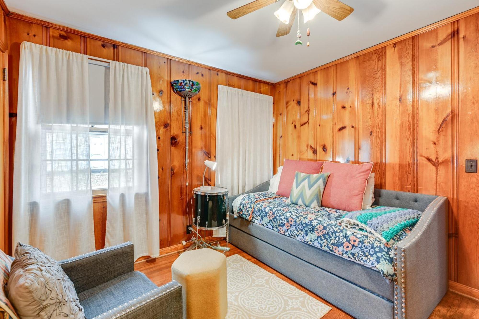 6 Mi To Downtown 70S-Themed Home In Nashville! Exteriör bild