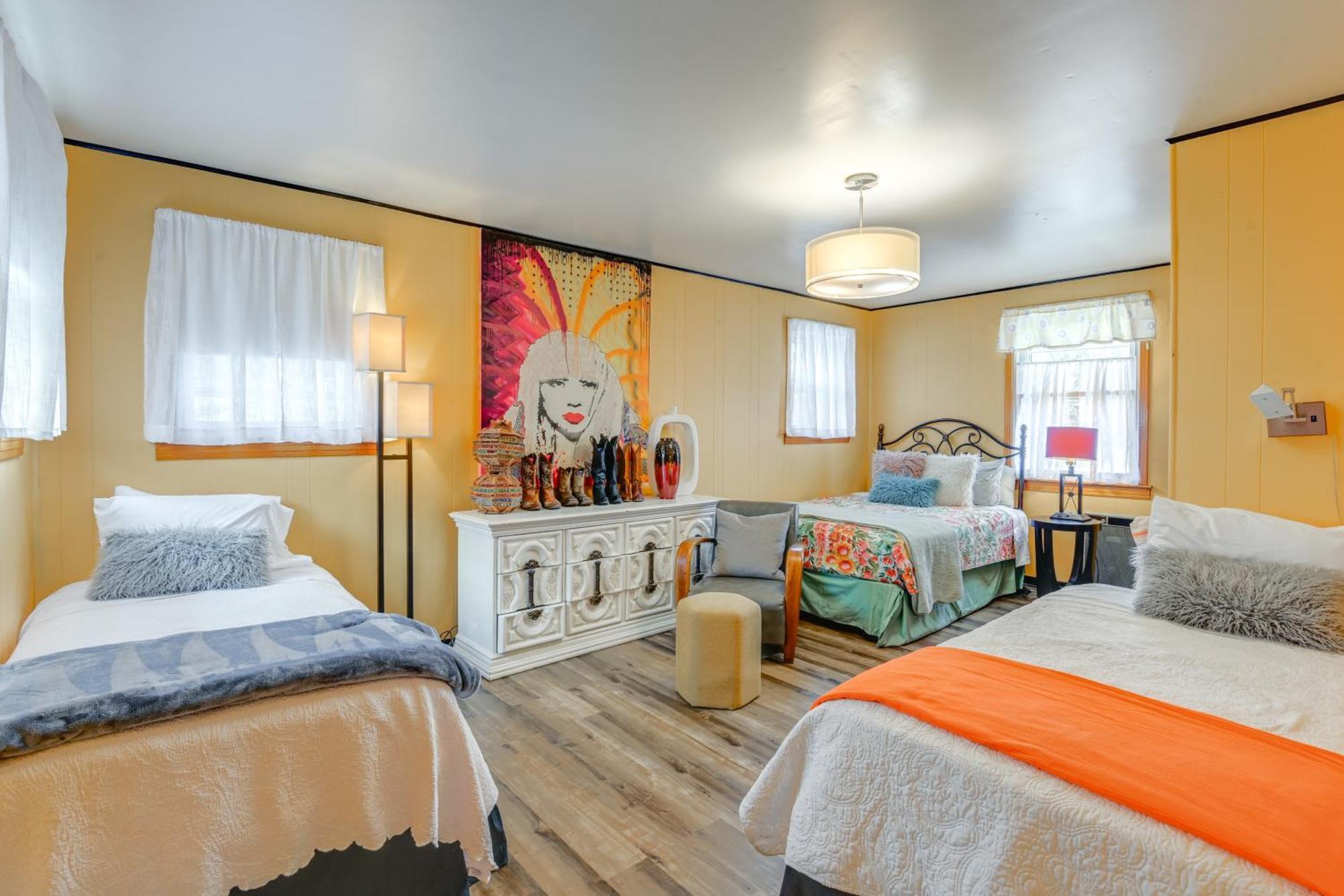 6 Mi To Downtown 70S-Themed Home In Nashville! Exteriör bild