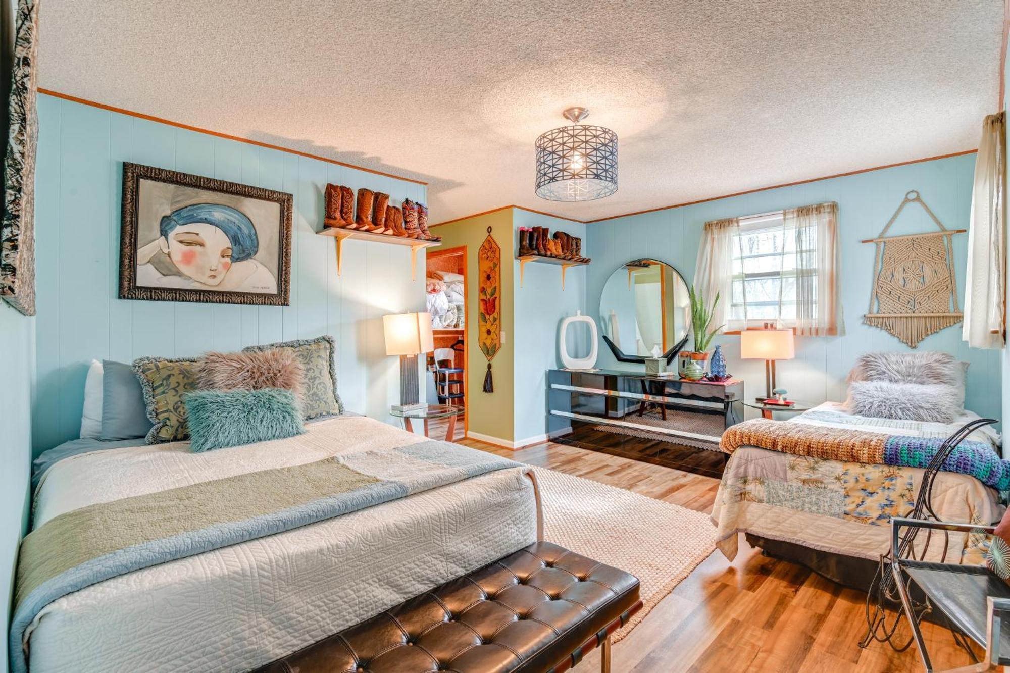 6 Mi To Downtown 70S-Themed Home In Nashville! Exteriör bild