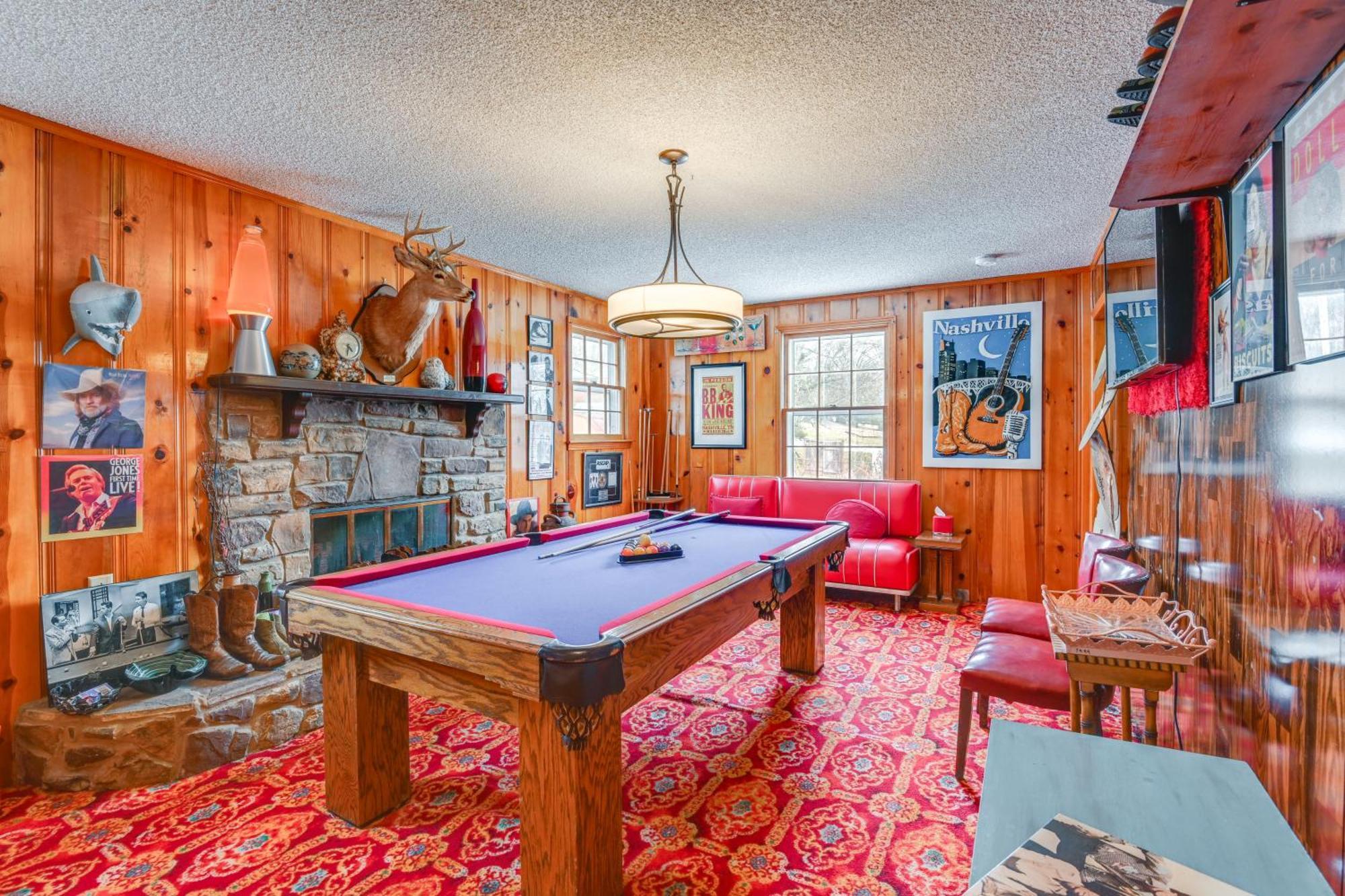 6 Mi To Downtown 70S-Themed Home In Nashville! Exteriör bild