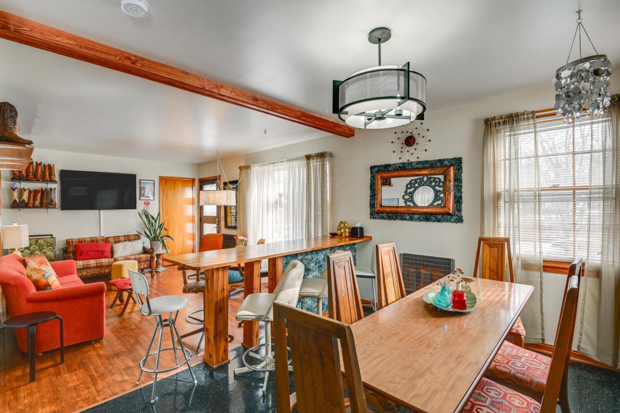 6 Mi To Downtown 70S-Themed Home In Nashville! Exteriör bild