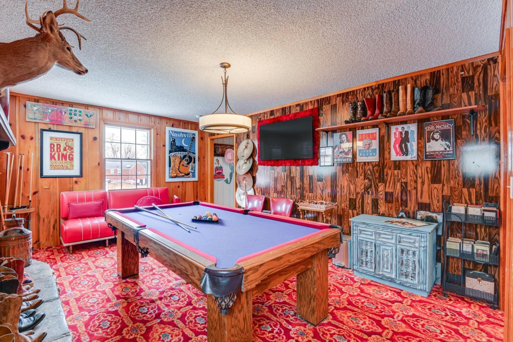 6 Mi To Downtown 70S-Themed Home In Nashville! Exteriör bild